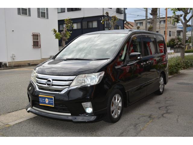 セレナ ハイウェイスター　ワンオーナー禁煙車　左右パワースライドドア　イクリプスＨＤＤナビ　アルパインフリップダウンモニター　ＤＴＶ　前後ドラレコ　バックカメラ　ＥＴＣ　スマートキー　ＬＥＤフォグランプ　純正アルミ（3枚目）