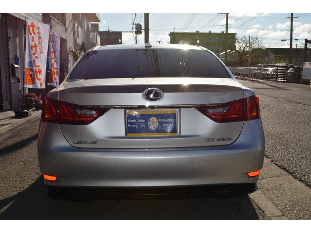 ＧＳ ＧＳ４５０ｈ　バージョンＬ　禁煙車　サンルーフ　純正ナビ　フルセグテレビ　バックカメラ　ＥＴＣ　スマートキー　ＬＥＤライト　黒革シート　電動リヤサンシェード　クルーズコントロール（3枚目）