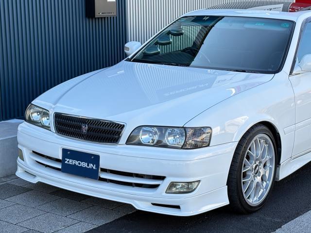 チェイサー ツアラーV 純正5速MT 1JZターボ 後期型 純正フルエアロ サンルーフ TEIN車高調 BBS18AW フジツボマフラー ナルディハンドル Defi追加メーター KENWOODナビ フルセグTV Bモニター(8枚目)