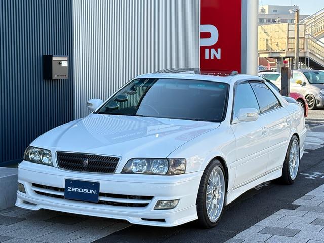 チェイサー ツアラーV 純正5速MT 1JZターボ 後期型 純正フルエアロ サンルーフ TEIN車高調 BBS18AW フジツボマフラー ナルディハンドル Defi追加メーター KENWOODナビ フルセグTV Bモニター(21枚目)