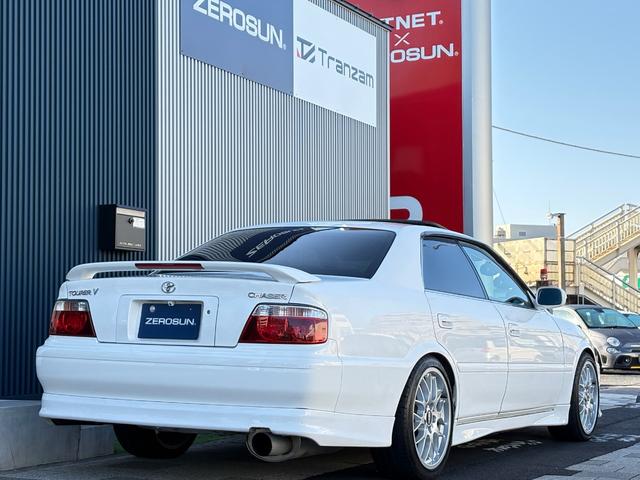 チェイサー ツアラーV 純正5速MT 1JZターボ 後期型 純正フルエアロ サンルーフ TEIN車高調 BBS18AW フジツボマフラー ナルディハンドル Defi追加メーター KENWOODナビ フルセグTV Bモニター(24枚目)