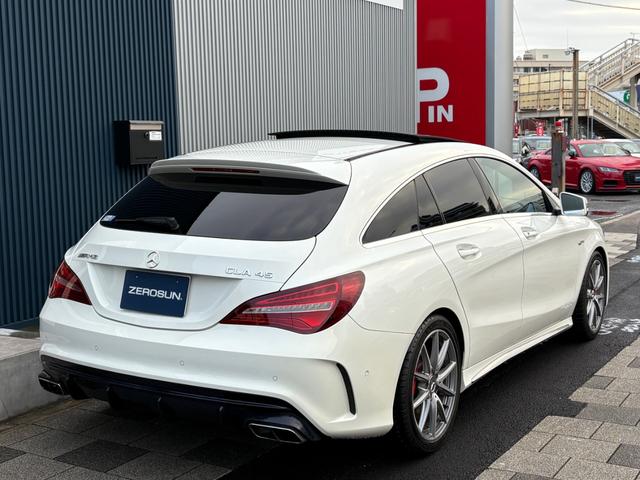 ＣＬＡクラス シューティングブレーク ＣＬＡ４５　４マチック　シューティングブレーク　パノラミックスライディングルーフ　ＶＩＰＥＲセキュリティ　レーダーセーフティＰＫＧ　１２色アンビエントライト　レッドキャリパー　純正ナビ　フルセグＴＶ　Ｂモニター　カープレイ　リア５面フィルム貼（2枚目）