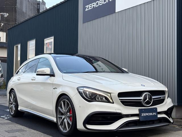 ＣＬＡクラス シューティングブレーク ＣＬＡ４５　４マチック　シューティングブレーク　パノラミックスライディングルーフ　ＶＩＰＥＲセキュリティ　レーダーセーフティＰＫＧ　１２色アンビエントライト　レッドキャリパー　純正ナビ　フルセグＴＶ　Ｂモニター　カープレイ　リア５面フィルム貼（5枚目）