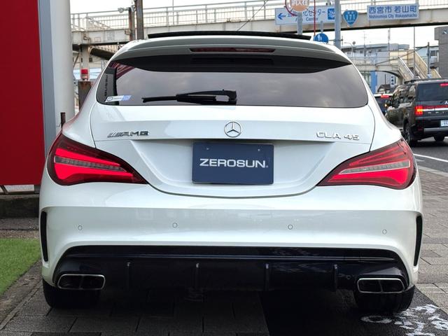 ＣＬＡクラス シューティングブレーク ＣＬＡ４５　４マチック　シューティングブレーク　パノラミックスライディングルーフ　ＶＩＰＥＲセキュリティ　レーダーセーフティＰＫＧ　１２色アンビエントライト　レッドキャリパー　純正ナビ　フルセグＴＶ　Ｂモニター　カープレイ　リア５面フィルム貼（7枚目）