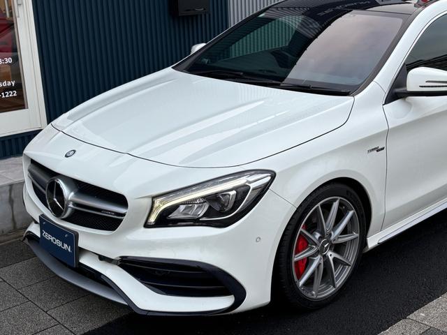 ＣＬＡクラス シューティングブレーク ＣＬＡ４５　４マチック　シューティングブレーク　パノラミックスライディングルーフ　ＶＩＰＥＲセキュリティ　レーダーセーフティＰＫＧ　１２色アンビエントライト　レッドキャリパー　純正ナビ　フルセグＴＶ　Ｂモニター　カープレイ　リア５面フィルム貼（8枚目）
