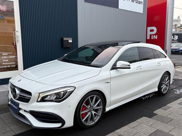 ＣＬＡクラス シューティングブレーク ＣＬＡ４５　４マチック　シューティングブレーク　パノラミックスライディングルーフ　ＶＩＰＥＲセキュリティ　レーダーセーフティＰＫＧ　１２色アンビエントライト　レッドキャリパー　純正ナビ　フルセグＴＶ　Ｂモニター　カープレイ　リア５面フィルム貼（10枚目）