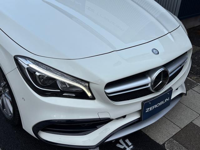 ＣＬＡクラス シューティングブレーク ＣＬＡ４５　４マチック　シューティングブレーク　パノラミックスライディングルーフ　ＶＩＰＥＲセキュリティ　レーダーセーフティＰＫＧ　１２色アンビエントライト　レッドキャリパー　純正ナビ　フルセグＴＶ　Ｂモニター　カープレイ　リア５面フィルム貼（35枚目）