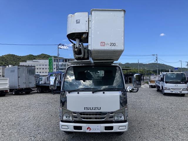 エルフトラック ・アイチＳＳ１２・高所作業車・６ＭＴ・電工バケット　・坂道発進補助装置・電格ミラー・キーレス・メッキパーツ（2枚目）