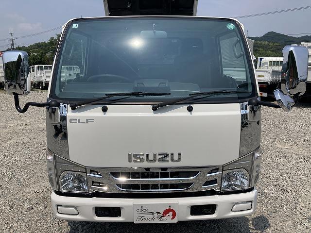 エルフトラック ２ｔ積・ダンプ・コボレーン付・５ｔ未満・５ＭＴ　極東製　ＤＤ０２強化ダンプ・プリクラッシュ・レーンディパーチャーアラート・メッキパーツ・スタートアシスト・エコノモードスイッチ・キーレス・荷台内寸　Ｌ３０４９　Ｗ１５９８　　Ｈ３２８（2枚目）