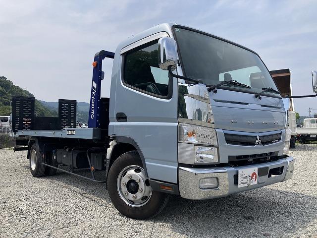 キャンター ３．２５ｔ積・積載車・ラジコン・フラトップゼロ・ＡＴ　イクリプスナビ　メッキパーツ　キーレス　プリクラッシュセーフティ　レーンディパーチャーアラート　電格ミラ（3枚目）