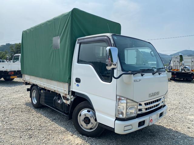 エルフトラック ４ＷＤ・１．５ｔ積・幌車・オートマ　バックモニター　キーレス　サマータイヤ（ホイール付）積込　荷台内寸　Ｌ３１２０　Ｗ１６１９　Ｈ３８３☆幌天　１８１２（3枚目）
