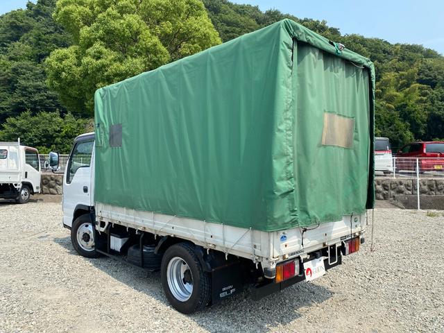 エルフトラック ４ＷＤ・１．５ｔ積・幌車・オートマ　バックモニター　キーレス　サマータイヤ（ホイール付）積込　荷台内寸　Ｌ３１２０　Ｗ１６１９　Ｈ３８３☆幌天　１８１２（5枚目）