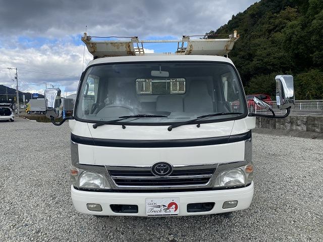 トヨエース ・３．４ｔ積・ＨＡＮＡＭＩＤＡＩ　２台積キャリアカー・積載車　・油圧ゲート・ウィンチ・メッキパーツ・坂道発進補助装置・電格ミラー（2枚目）