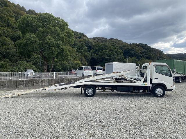 トヨエース ・３．４ｔ積・ＨＡＮＡＭＩＤＡＩ　２台積キャリアカー・積載車　・油圧ゲート・ウィンチ・メッキパーツ・坂道発進補助装置・電格ミラー（12枚目）