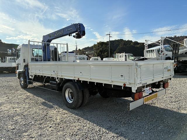 ヒノレンジャー タダノ４段クレーン・フックイン・６ＭＴ・２．８ｔ積　タダノ４段クレーン・フックイン・６ＭＴ・２．８ｔ積・ＺＥ３０４Ｈ（同年式）・メッキパーツ・ロープ穴４対・アシストゲート・ＥＴＣ・荷台内寸　Ｌ５４４０　Ｗ２１３８　Ｈ４０２（6枚目）