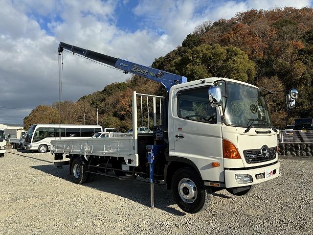 ヒノレンジャー タダノ４段クレーン・フックイン・６ＭＴ・２．８ｔ積　タダノ４段クレーン・フックイン・６ＭＴ・２．８ｔ積・ＺＥ３０４Ｈ（同年式）・メッキパーツ・ロープ穴４対・アシストゲート・ＥＴＣ・荷台内寸　Ｌ５４４０　Ｗ２１３８　Ｈ４０２（10枚目）