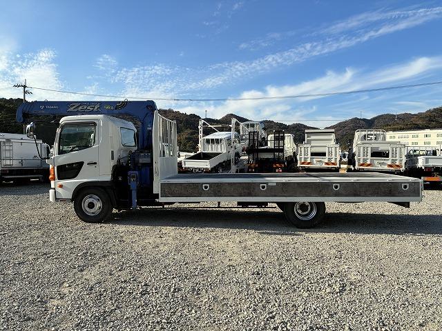 ヒノレンジャー タダノ４段クレーン・フックイン・６ＭＴ・２．８ｔ積　タダノ４段クレーン・フックイン・６ＭＴ・２．８ｔ積・ＺＥ３０４Ｈ（同年式）・メッキパーツ・ロープ穴４対・アシストゲート・ＥＴＣ・荷台内寸　Ｌ５４４０　Ｗ２１３８　Ｈ４０２（23枚目）