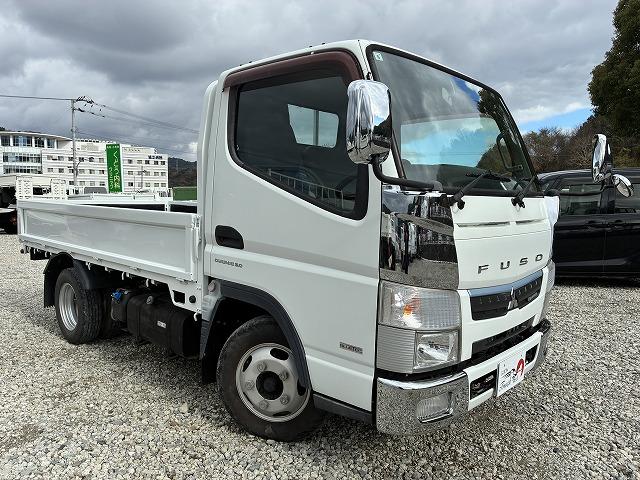 キャンター ２ｔ積・平ボディ・ＡＴ・全低床・車検付　２ｔ積・平ボディ・ＡＴ・全低床・車検付・坂道発進補助装置・電格ミラー・エコモードスイッチ・メッキパーツ・フォグランプ・荷台内寸　Ｌ３１２２　Ｗ１６１８　Ｈ３９０（3枚目）