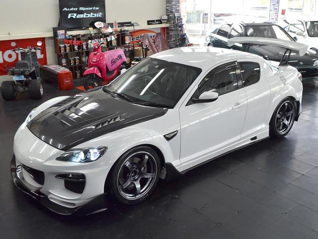 ＲＸ－８ タイプＲＳ　ＲＥ雨宮ｒｅｄｏｍタイプＡ３　Ｒマジックチタンテール４本出しマフラーＲＥ雨宮エキマニＳＡＲＤ触媒　ＲＥ雨宮スーパーインテークＢＯＸ　Ｒマジックラムエアダクト　ＲＥ雨宮バッテリー移設キット　メンバー補強（31枚目）