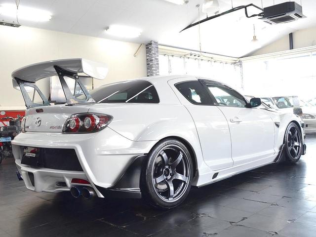 ＲＸ－８ タイプＲＳ　ＲＥ雨宮ｒｅｄｏｍタイプＡ３　Ｒマジックチタンテール４本出しマフラーＲＥ雨宮エキマニＳＡＲＤ触媒　ＲＥ雨宮スーパーインテークＢＯＸ　Ｒマジックラムエアダクト　ＲＥ雨宮バッテリー移設キット　メンバー補強（34枚目）