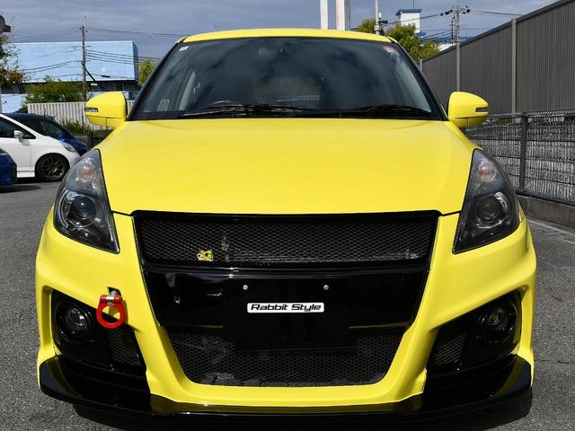 スイフトスポーツ ベースグレード 6MT モンスターガーボンGTウイングSSRタイプCアルミTEIN車高調スリットローターブレーキメッシュラインHKSマフラーRSキャタライザーマニホールドモンスターカーボンエアインダクションBOX(5枚目)