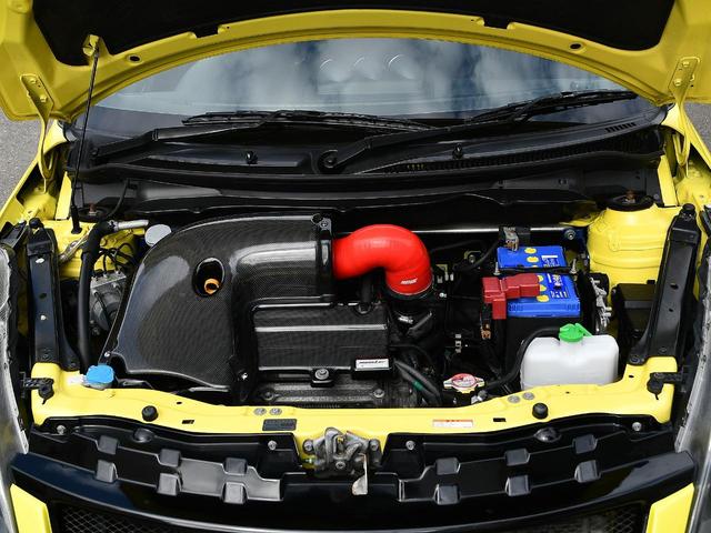 スイフトスポーツ ベースグレード 6MT モンスターガーボンGTウイングSSRタイプCアルミTEIN車高調スリットローターブレーキメッシュラインHKSマフラーRSキャタライザーマニホールドモンスターカーボンエアインダクションBOX(30枚目)