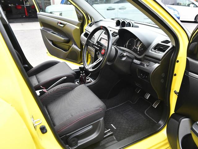 スイフトスポーツ ベースグレード 6MT モンスターガーボンGTウイングSSRタイプCアルミTEIN車高調スリットローターブレーキメッシュラインHKSマフラーRSキャタライザーマニホールドモンスターカーボンエアインダクションBOX(58枚目)