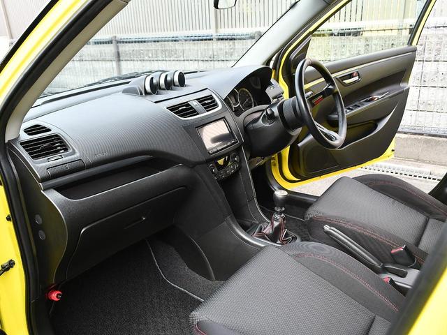 スイフトスポーツ ベースグレード 6MT モンスターガーボンGTウイングSSRタイプCアルミTEIN車高調スリットローターブレーキメッシュラインHKSマフラーRSキャタライザーマニホールドモンスターカーボンエアインダクションBOX(61枚目)