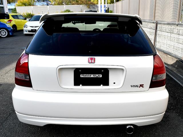 シビック タイプR 後期型 軽量ボンネット TEIN車高調 2ピーススリットローター ブレーキメッシュライン 無限マフラー 無限エアクリBOX DC2エキマニ FRタワーバー ピラーバー 純正赤RECARO 純正バイザー(10枚目)