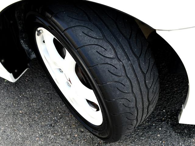 シビック タイプR 後期型 軽量ボンネット TEIN車高調 2ピーススリットローター ブレーキメッシュライン 無限マフラー 無限エアクリBOX DC2エキマニ FRタワーバー ピラーバー 純正赤RECARO 純正バイザー(30枚目)