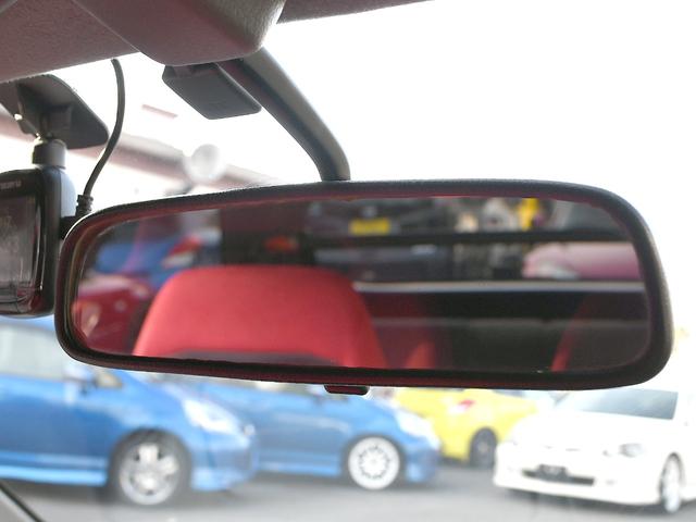 シビック タイプR 後期型 軽量ボンネット TEIN車高調 2ピーススリットローター ブレーキメッシュライン 無限マフラー 無限エアクリBOX DC2エキマニ FRタワーバー ピラーバー 純正赤RECARO 純正バイザー(39枚目)