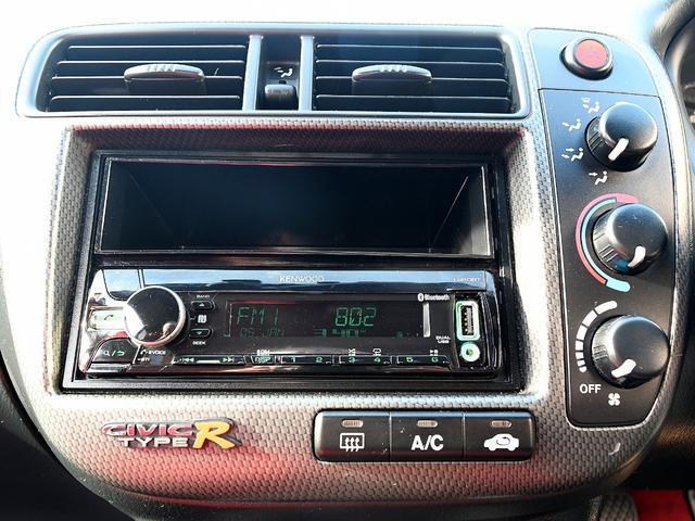 シビック タイプR 後期型 軽量ボンネット TEIN車高調 2ピーススリットローター ブレーキメッシュライン 無限マフラー 無限エアクリBOX DC2エキマニ FRタワーバー ピラーバー 純正赤RECARO 純正バイザー(46枚目)