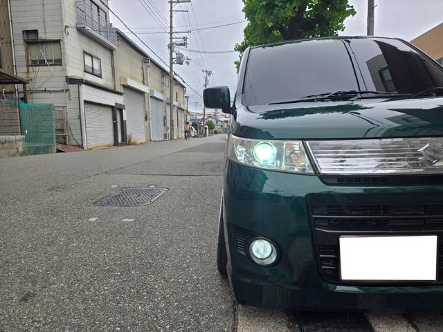 ワゴンＲスティングレー Ｘ　全塗装／ＲＳＲ車高調／アクスル／ロアアーム／ＳＳＲ１６インチ／アリーナホーン／ＬＥＤテール／ＬＥＤヘッドライト・フォグ・ウインカー／マフラー／プッシュスタート／スマートキー／ＥＴＣ／純正パーツ有（4枚目）