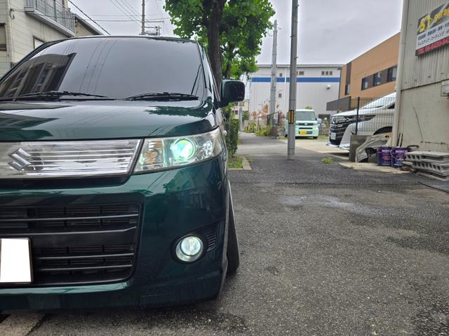 ワゴンＲスティングレー Ｘ　全塗装／ＲＳＲ車高調／アクスル／ロアアーム／ＳＳＲ１６インチ／アリーナホーン／ＬＥＤテール／ＬＥＤヘッドライト・フォグ・ウインカー／マフラー／プッシュスタート／スマートキー／ＥＴＣ／純正パーツ有（5枚目）