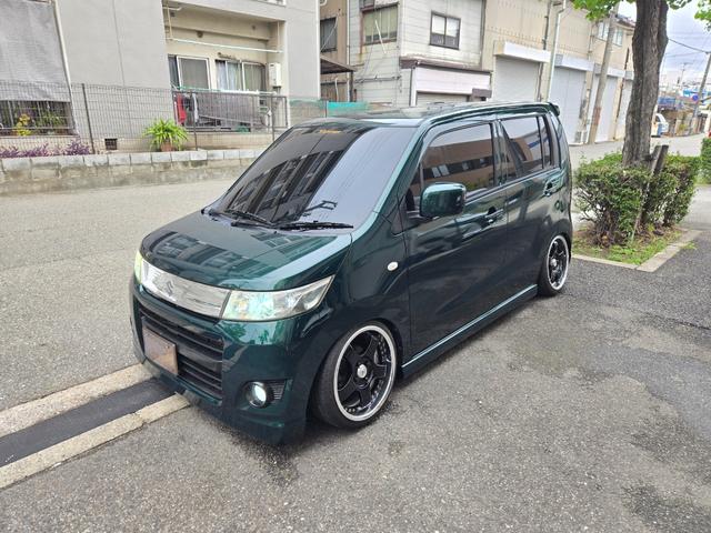 ワゴンＲスティングレー Ｘ　全塗装／ＲＳＲ車高調／アクスル／ロアアーム／ＳＳＲ１６インチ／アリーナホーン／ＬＥＤテール／ＬＥＤヘッドライト・フォグ・ウインカー／マフラー／プッシュスタート／スマートキー／ＥＴＣ／純正パーツ有（10枚目）