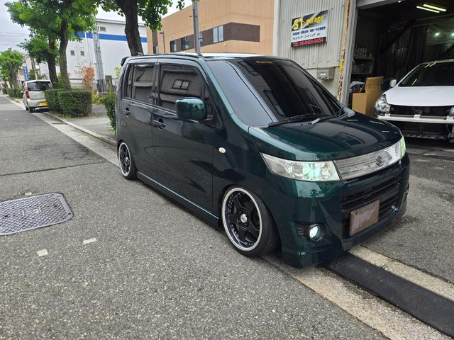 ワゴンＲスティングレー Ｘ　全塗装／ＲＳＲ車高調／アクスル／ロアアーム／ＳＳＲ１６インチ／アリーナホーン／ＬＥＤテール／ＬＥＤヘッドライト・フォグ・ウインカー／マフラー／プッシュスタート／スマートキー／ＥＴＣ／純正パーツ有（14枚目）