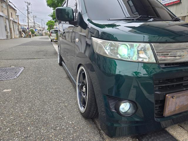 ワゴンＲスティングレー Ｘ　全塗装／ＲＳＲ車高調／アクスル／ロアアーム／ＳＳＲ１６インチ／アリーナホーン／ＬＥＤテール／ＬＥＤヘッドライト・フォグ・ウインカー／マフラー／プッシュスタート／スマートキー／ＥＴＣ／純正パーツ有（16枚目）