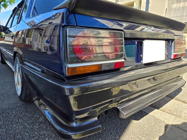 スカイライン ターボGT-E Xエクストラ 走行7万km代/フルエアロ/車高調/エクイップ01/マフラー/TS-X25/当時物momo32Φステアリング/オートワイパー/オーディオデッキ/全塗装/純正部品有/5MT/水中花シフト/L型エンジン(10枚目)