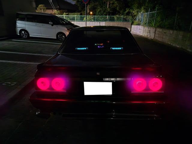 スカイライン ターボGT-E Xエクストラ 走行7万km代/フルエアロ/車高調/エクイップ01/マフラー/TS-X25/当時物momo32Φステアリング/オートワイパー/オーディオデッキ/全塗装/純正部品有/5MT/水中花シフト/L型エンジン(24枚目)