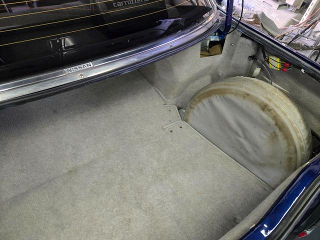 スカイライン ターボGT-E Xエクストラ 走行7万km代/フルエアロ/車高調/エクイップ01/マフラー/TS-X25/当時物momo32Φステアリング/オートワイパー/オーディオデッキ/全塗装/純正部品有/5MT/水中花シフト/L型エンジン(57枚目)