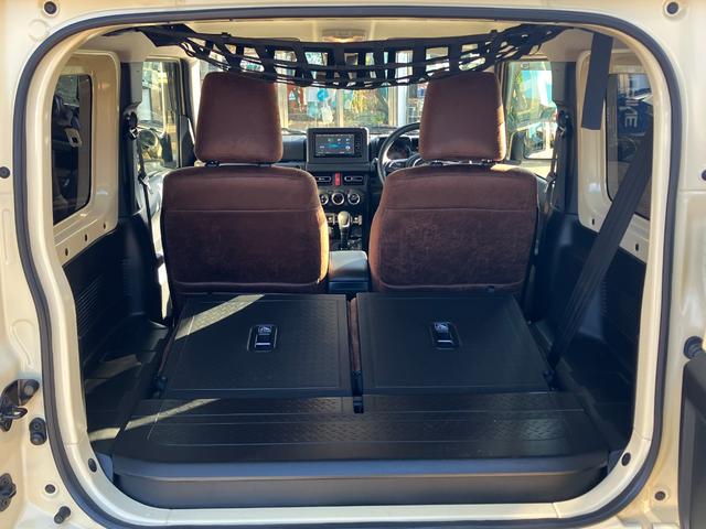 ジムニー ＸＣ　ダムドエアロ　パナソニックナビ　ＥＴＣ　ＤＥＡＮホイール　ラゲッジネット　シートカバー　センターコンソール　ＤＡＭＤ（49枚目）