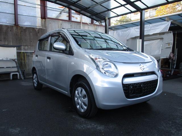 アルト Ｆ　５速マニュアルトランスミッション、電動格納ミラー、パワーウィンドウ、ハロゲン、純正ホイール、キーレス、エアバック、パワーステアリング（3枚目）