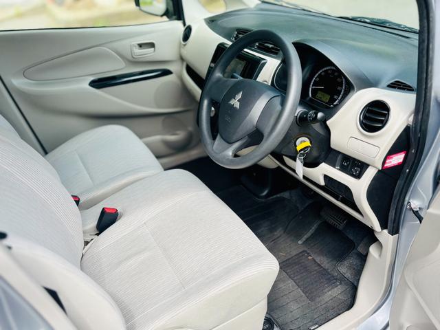 ｅＫワゴン Ｅ　パイオニアナビ／ワンセグＴＶ／ベンチシート／電動調整ミラー／タイミングチェーン車／ヘッドライトレベライザー／フロアマット／（8枚目）