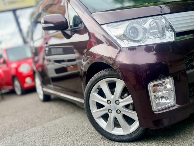 ムーヴ カスタム　ＲＳ　ターボエンジン／タイミングチェーン車／ＨＩＤヘッドライト／純正１６インチアルミホイール／メモリーナビ／ＴＶ／ＭＯＭＯステアリング／革巻きシフトレバー／（28枚目）