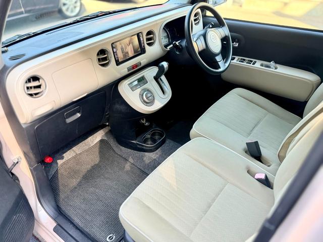 ミラココア ココアプラスX 純正ナビ/地デジ/Bluetooth接続可/ルーフバー/フォグランプ/ベンチシート/キーフリーシステム/電動格納ドアミラー/オートエアコン/(19枚目)