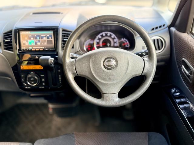 ルークス ハイウェイスター　純正ナビ／左パワースライドドア／純正アルミ／フルフラットシート／ＨＩＤヘッドライト／プッシュスタート／フロアマット／タイミングチェーン／（17枚目）