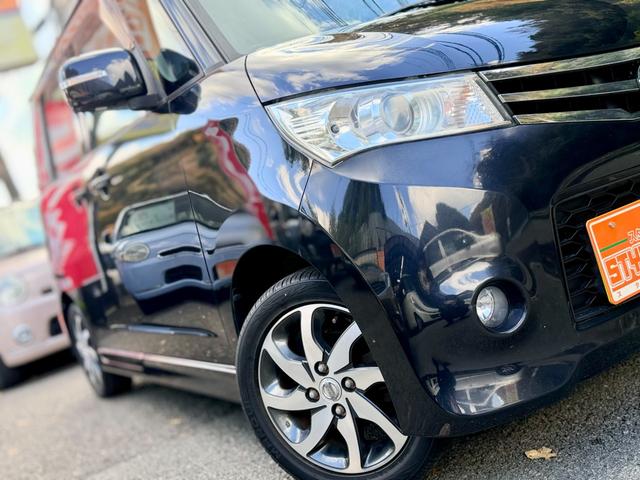 ルークス ハイウェイスター　純正ナビ／左パワースライドドア／純正アルミ／フルフラットシート／ＨＩＤヘッドライト／プッシュスタート／フロアマット／タイミングチェーン／（27枚目）