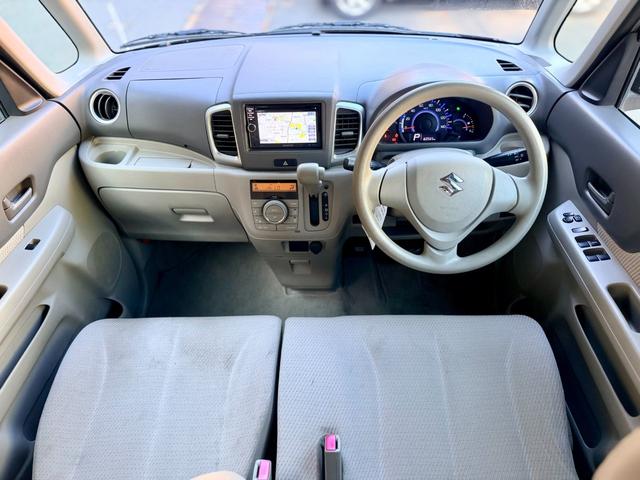 スペーシア Ｘ　社外ナビ／ワンセグＴＶ／左パワースライドドア／プッシュスタート／ベンチシート／アイドリングストップ／ヘッドライトレベライザー／運転席シートリフター／収納機能付き助手席／（2枚目）