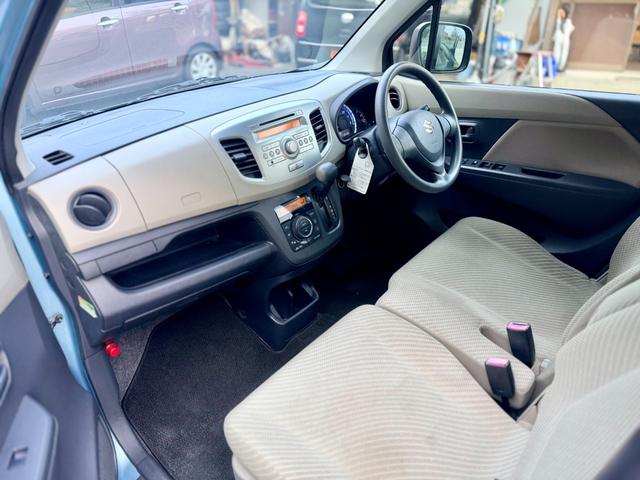 ワゴンR FX 純正オーディオ/キーレス/ベンチシート/タイミングチェーン車/フロアマット/エネチャージ/アイドリングストップ/電動格納ドアミラー/オートエアコン/(17枚目)