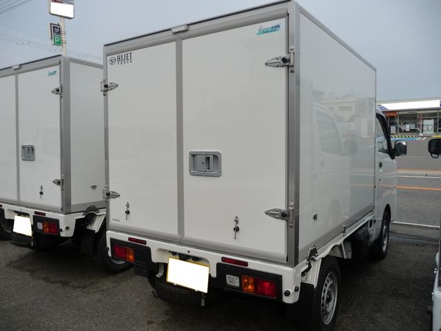 ハイゼットトラック 冷蔵冷凍車-5℃〜+20℃ 片側スライドドア仕様 積載量350kg車線逸脱抑制制御機能・衝突回避支援ブレーキ機能・スマートアシスト・スマートインナーミラー ・バックカメラ・バックドアアンバー&90度ストッパー☆オーバーヘッドシェルフ(12枚目)